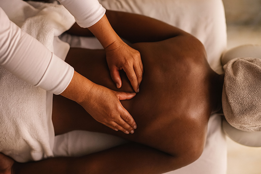 Deep tissue massage therapy