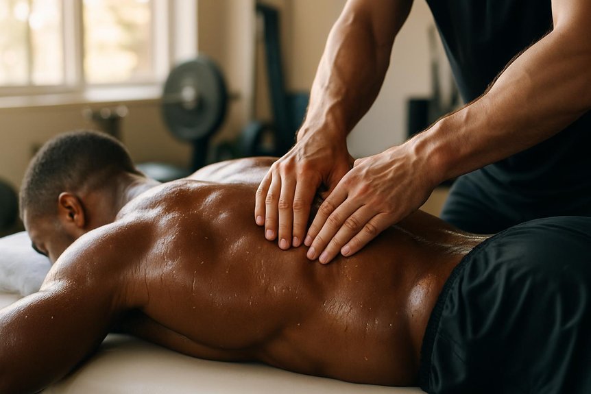 deep tissue massage promotes healing
