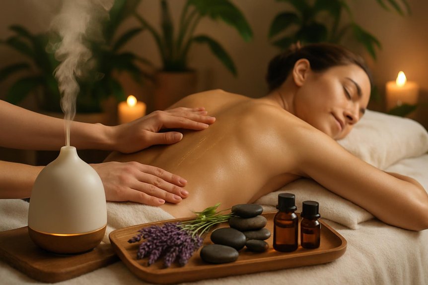 essential oil relaxation technique