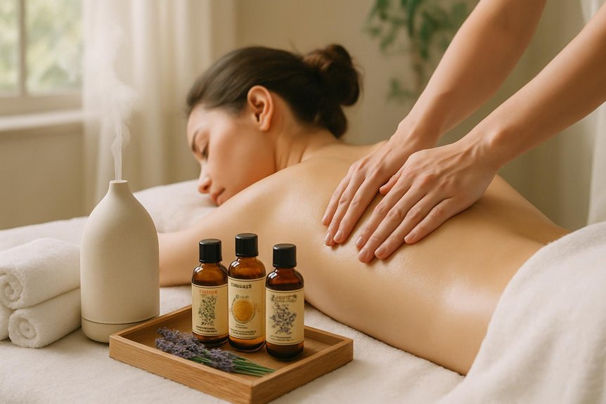 essential oils enhance massage
