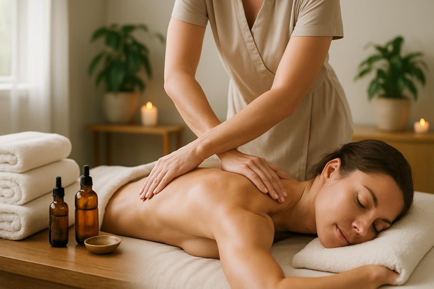 frequency of deep tissue massage
