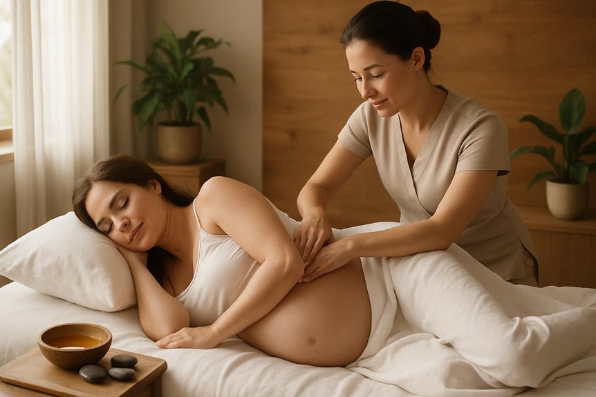 gentle safe pregnancy massage