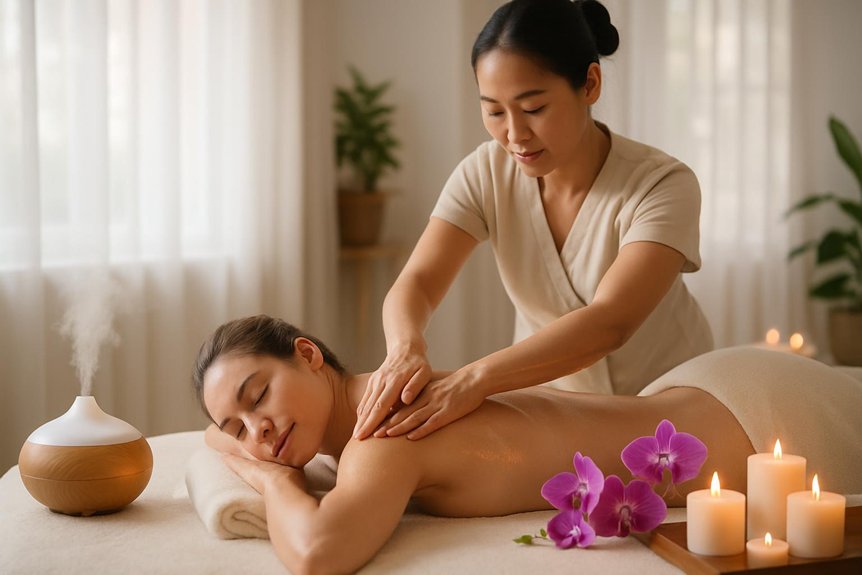 hybrid therapeutic aromatherapy massage
