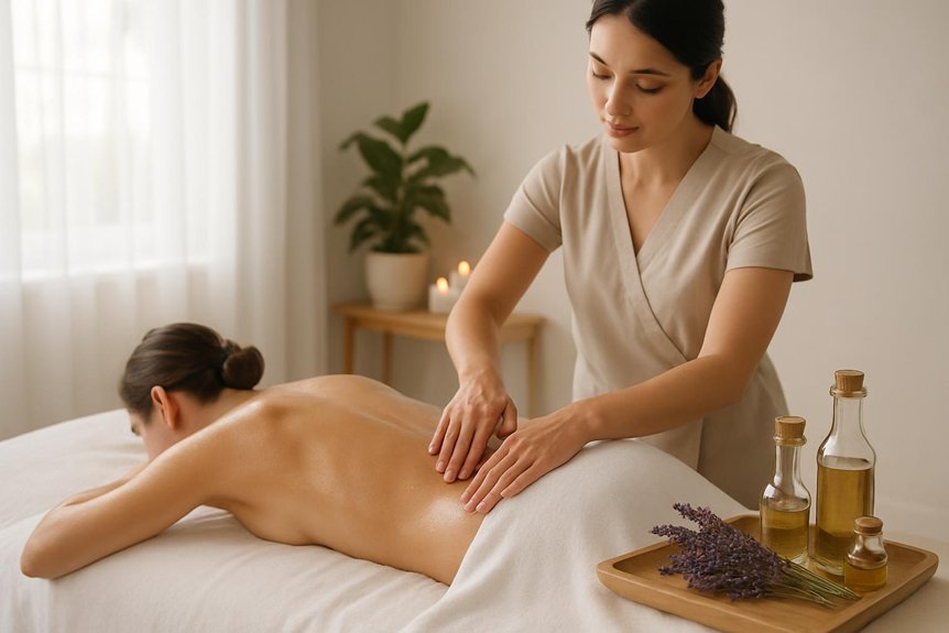 manual techniques promote relaxation