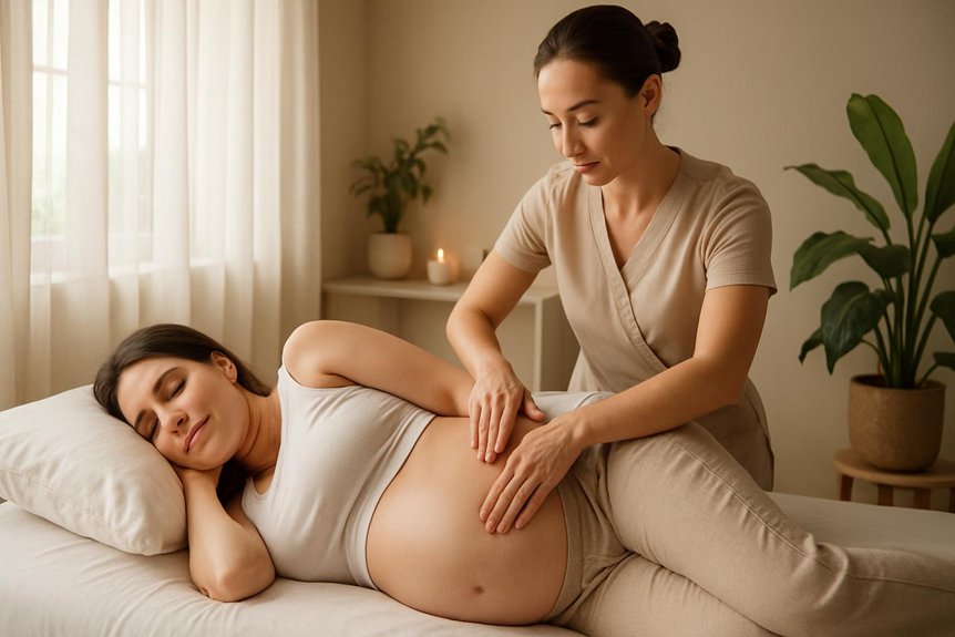 pregnancy safe back massages