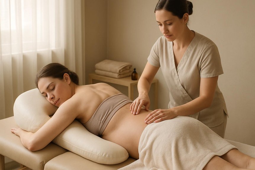 prenatal massage safety precautions