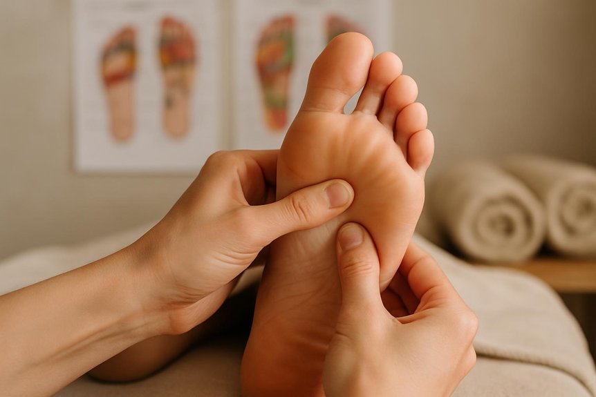 reflex zones on feet