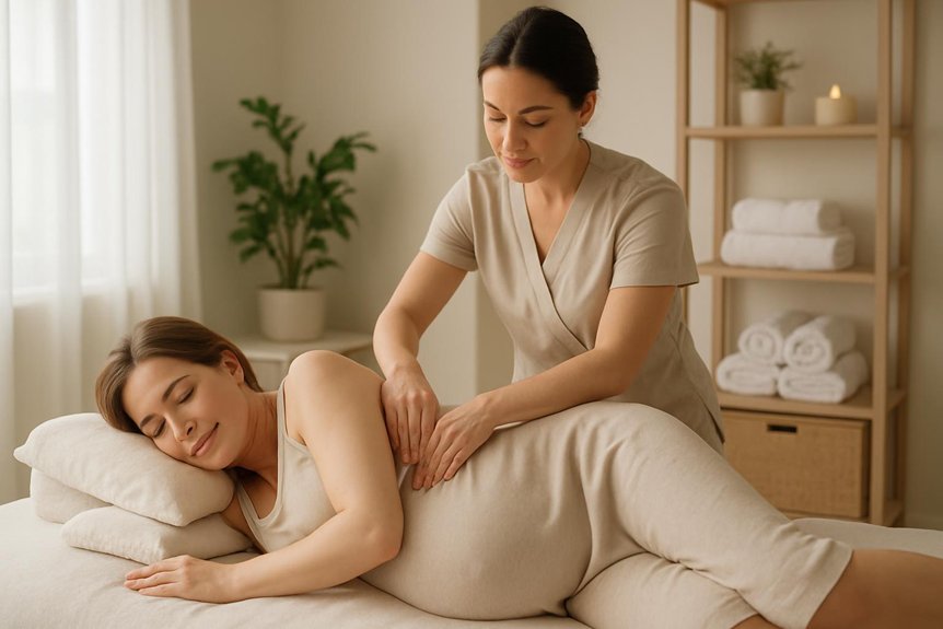 safe massage during pregnancy