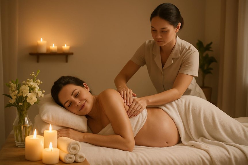 safe personalized prenatal massage