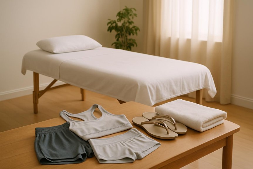 wear comfortable athletic clothing