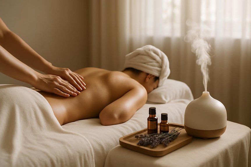 aromatherapy massage tailored essential oils