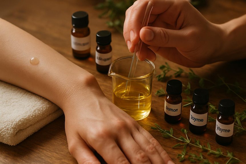 customized skin oil testing