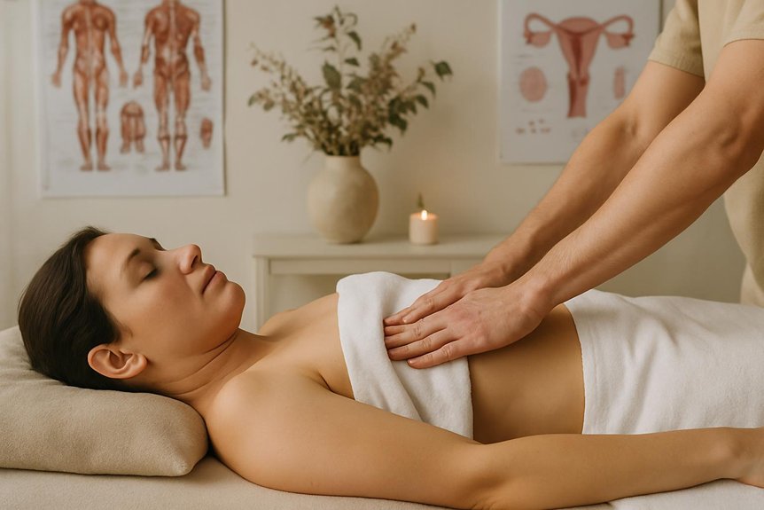 deep tissue massage modulates hormones