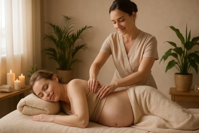 early pregnancy back massage