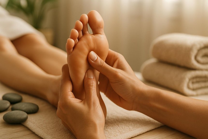foot pain relief through reflexology