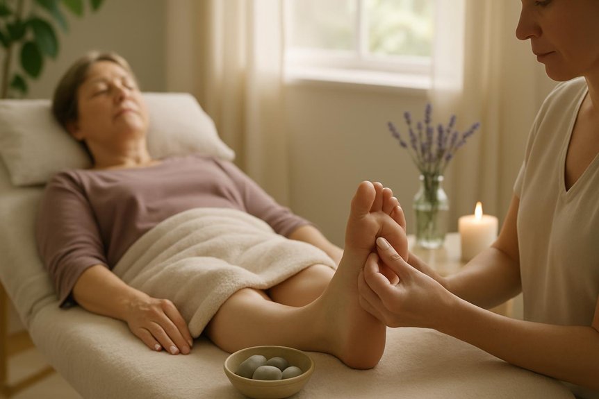 foot reflexology assessment process