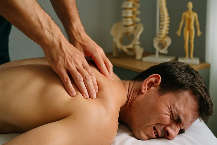 massage pressure caution