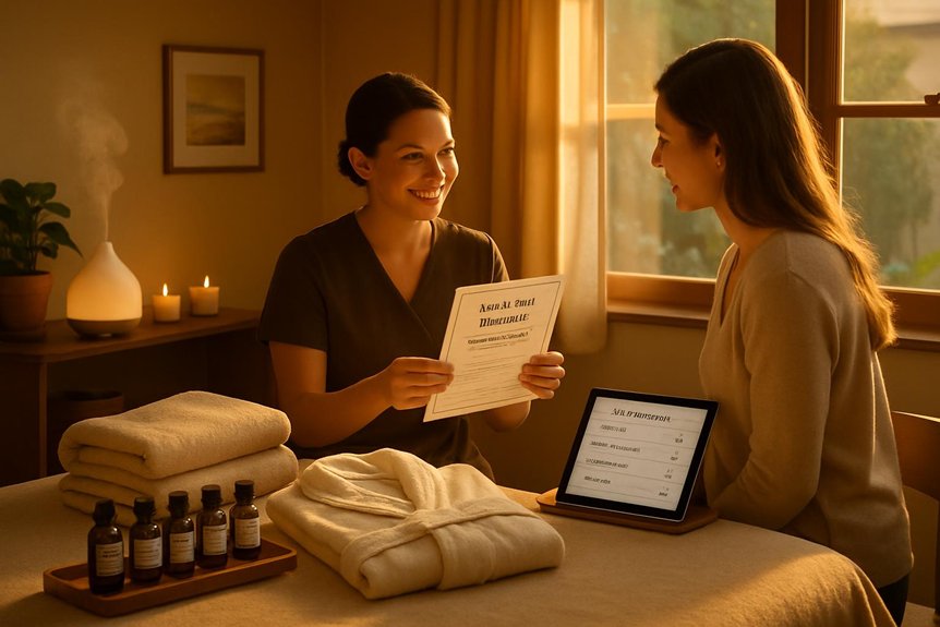 personalised aromatherapy massage booking