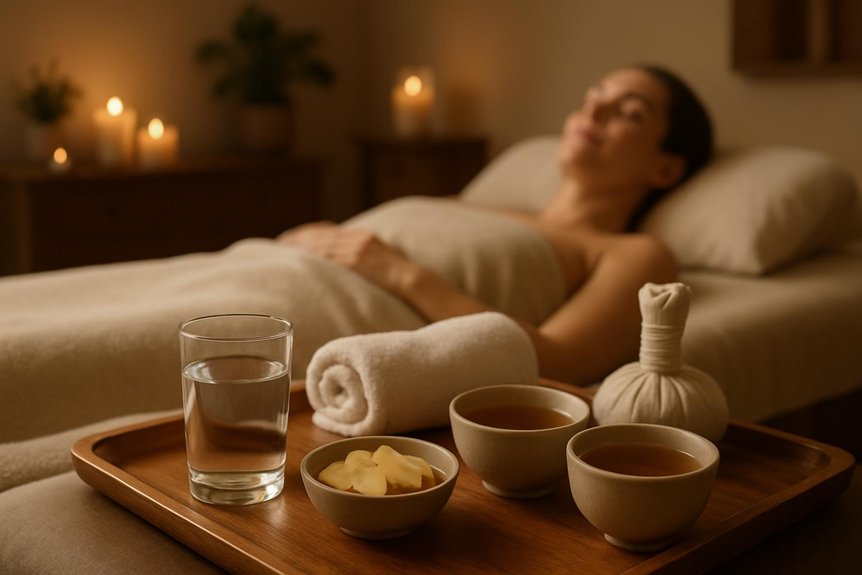 post massage digestive care