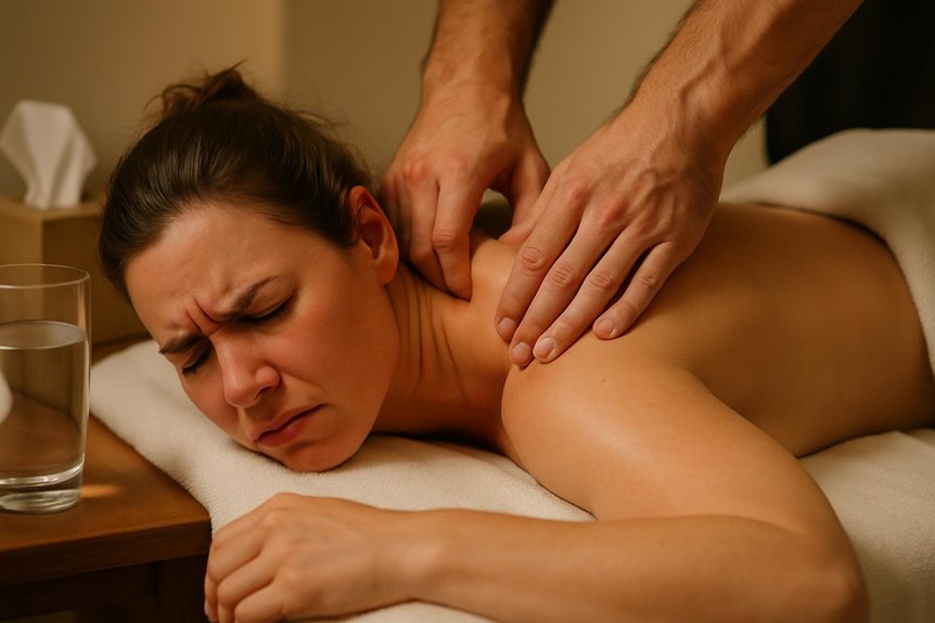 post massage discomfort relief tips