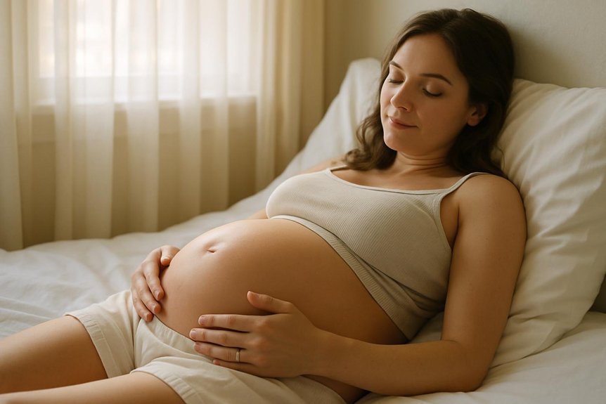 pregnancy belly massage safety