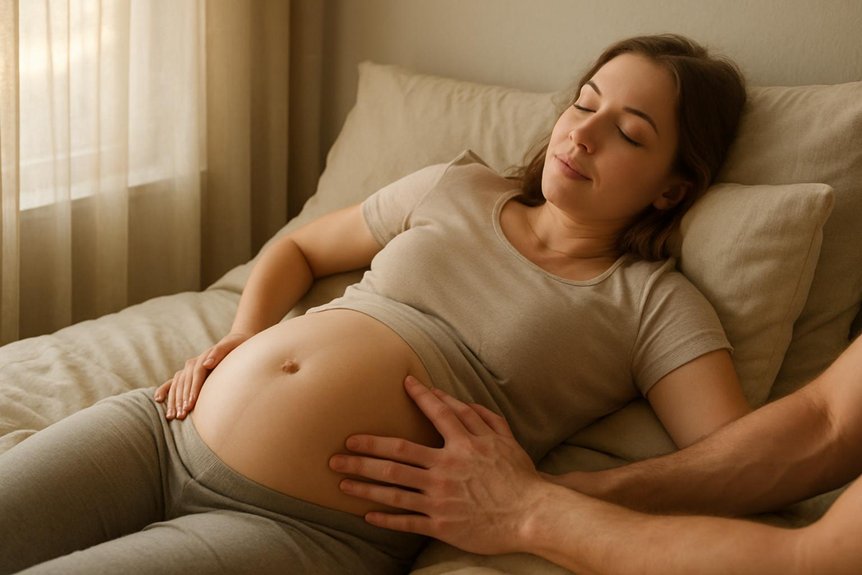 pregnancy lower back massage