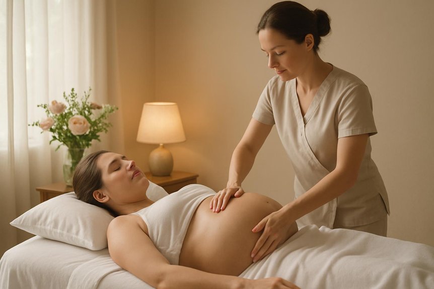 pregnancy safe gentle massage techniques