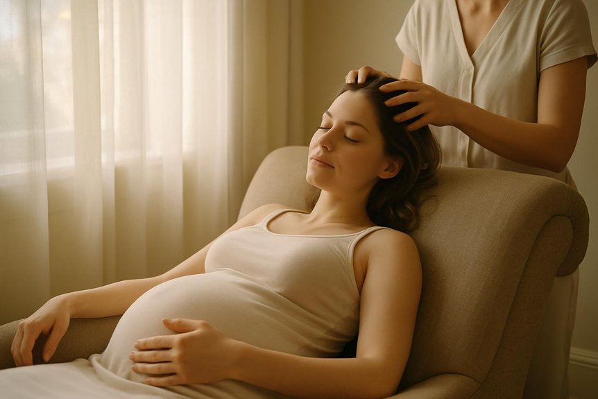 pregnancy safe head massage