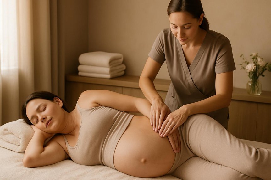 pregnant back massage safety