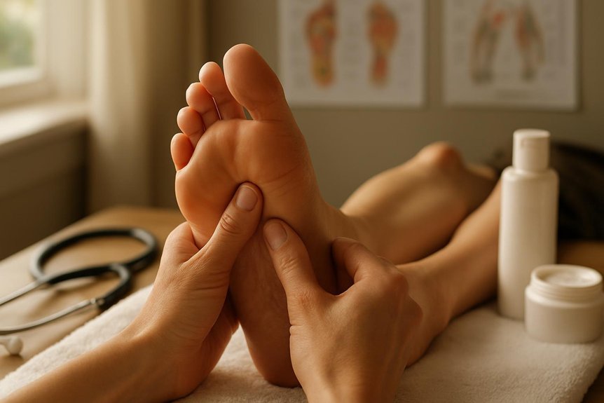 reflexology eases diabetic nerve discomfort
