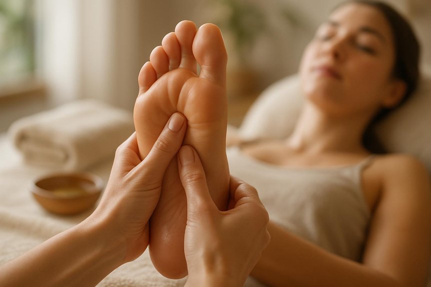 reflexology enhances digestive function