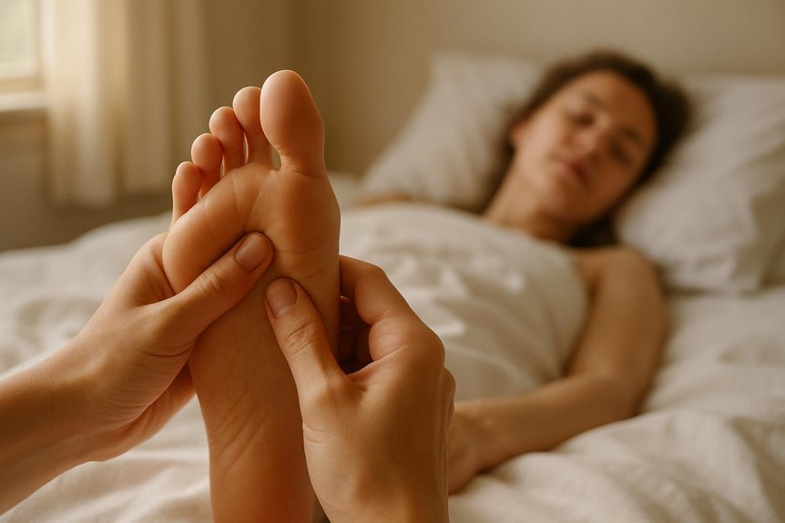 reflexology promotes relaxation and sleep