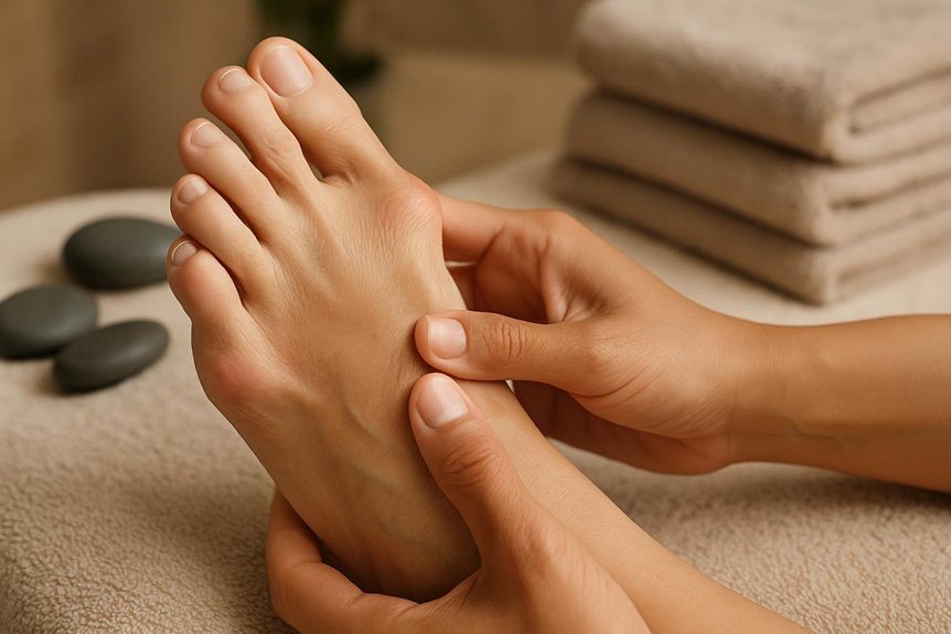 reflexology relieves bunion pain