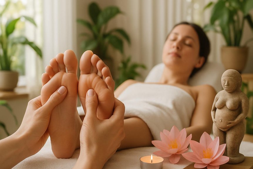 reflexology supports reproductive health