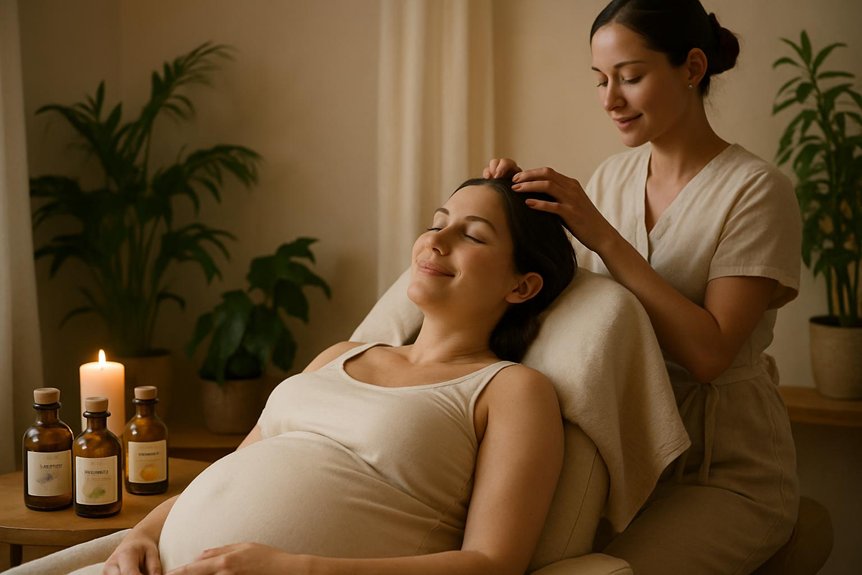 safe gentle prenatal massage oils