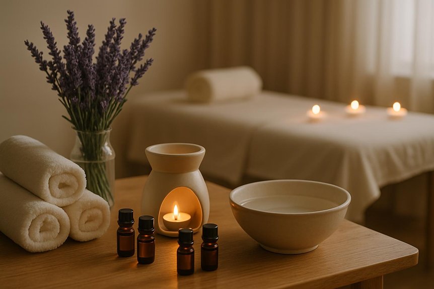 set warm relaxing environment