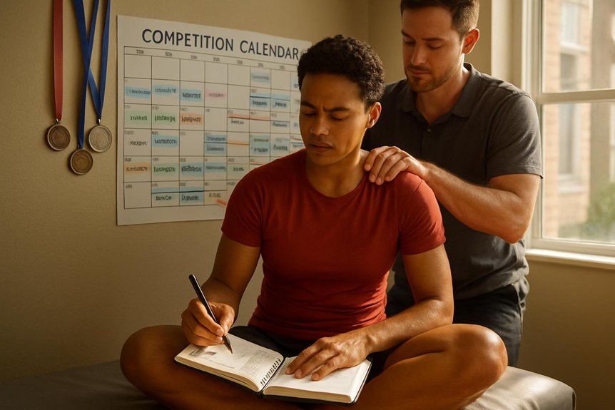 timing massage around races