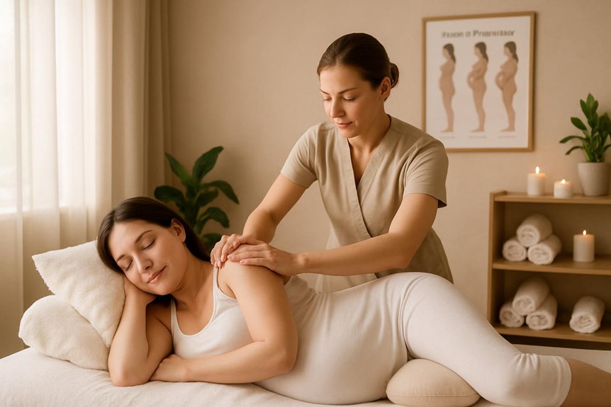 trimester specific safe massage practices