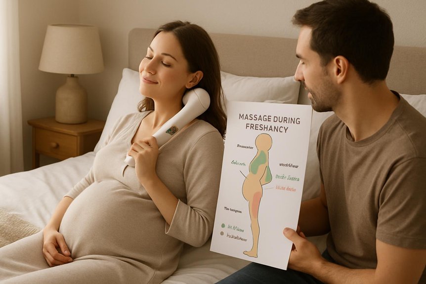 trimester specific safe massage zones