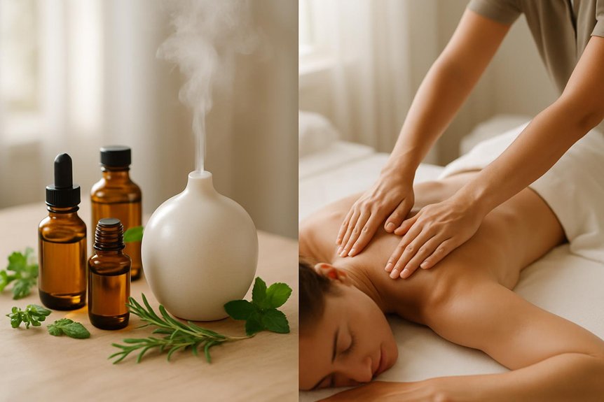 aromatherapy enhances massage experience