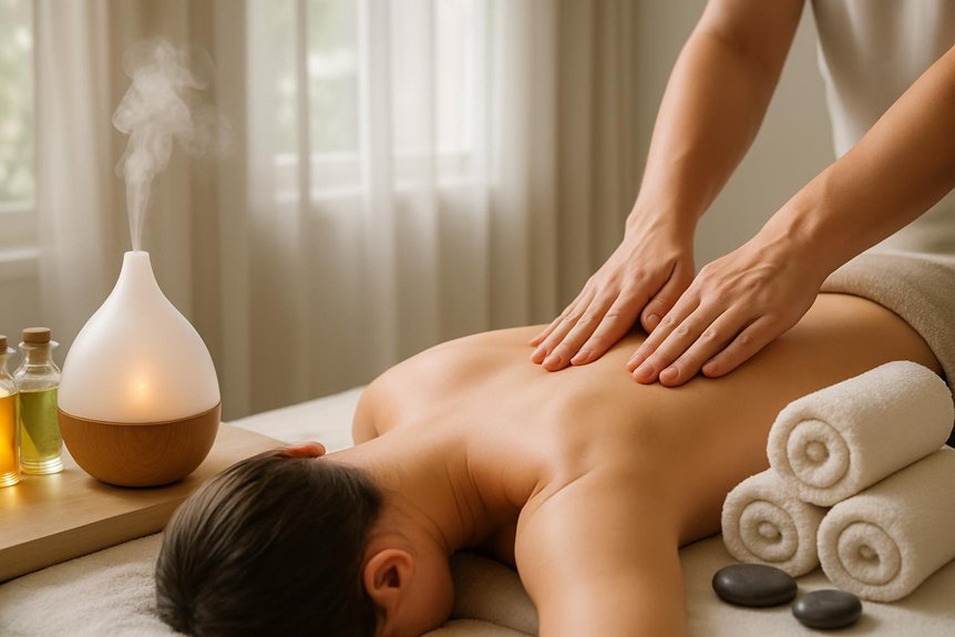 aromatherapy enhances massage experience