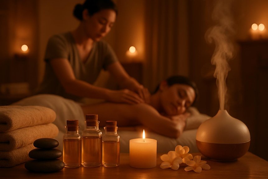 aromatherapy involves massage techniques