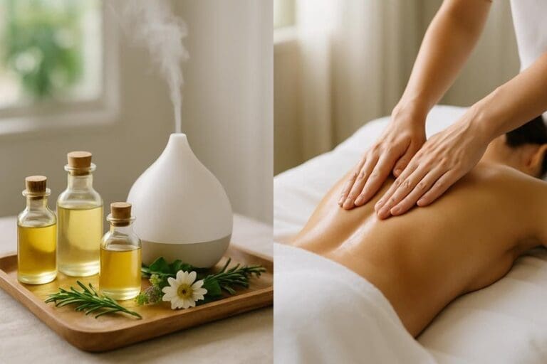 aromatherapy versus swedish massage