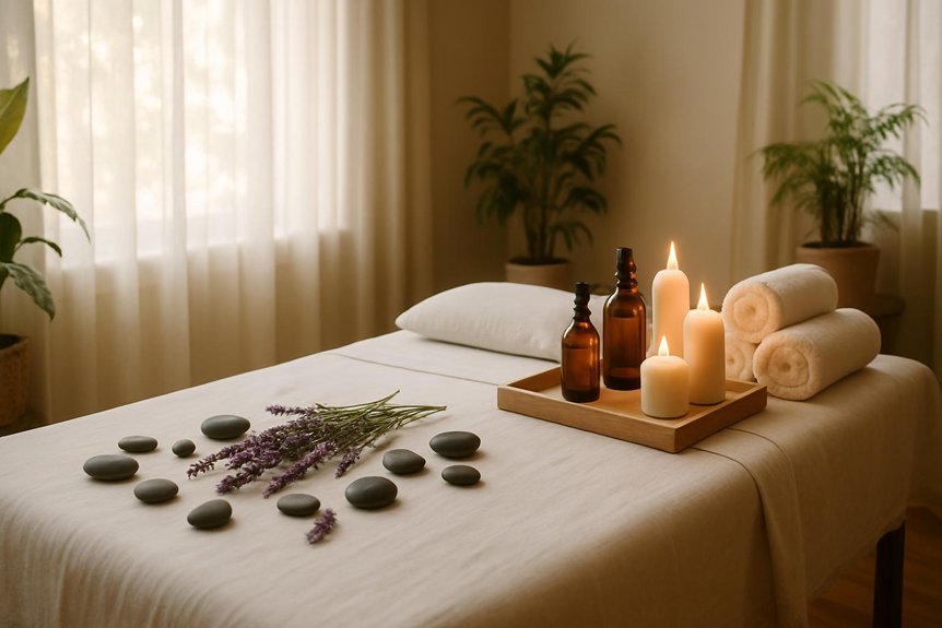 calming safe relaxing environment