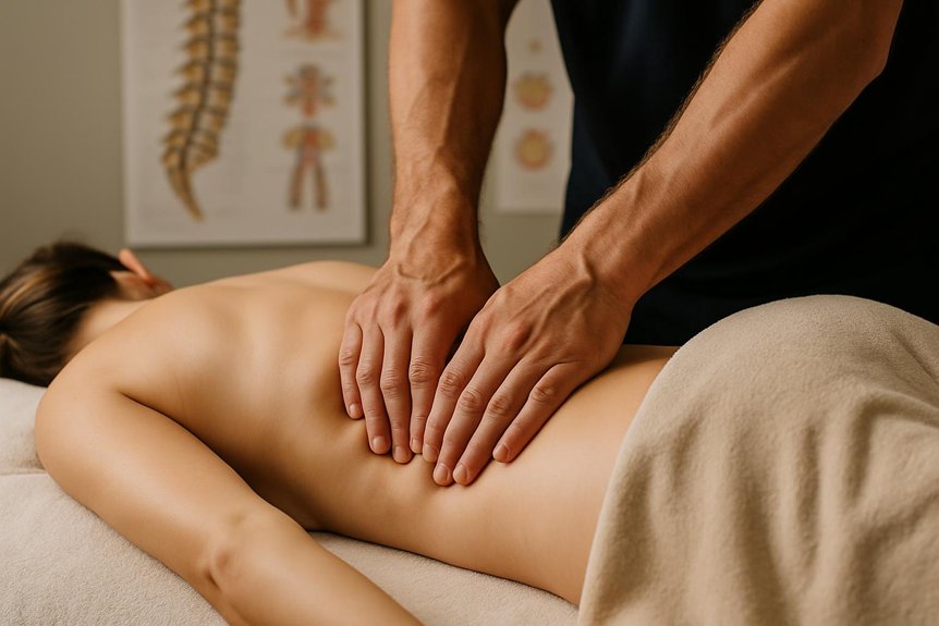 deep massage relieves disc pain