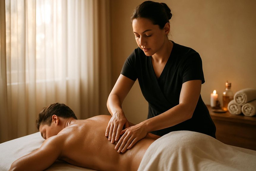 deep tissue massage calorie burn