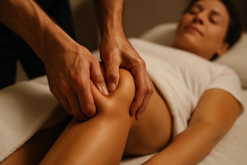 deep tissue massage for knee pain