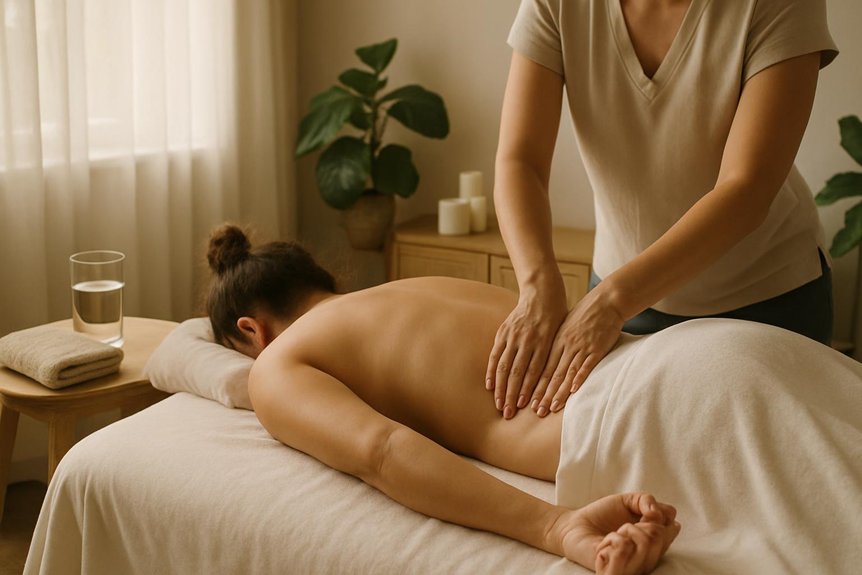 digestive response to massage