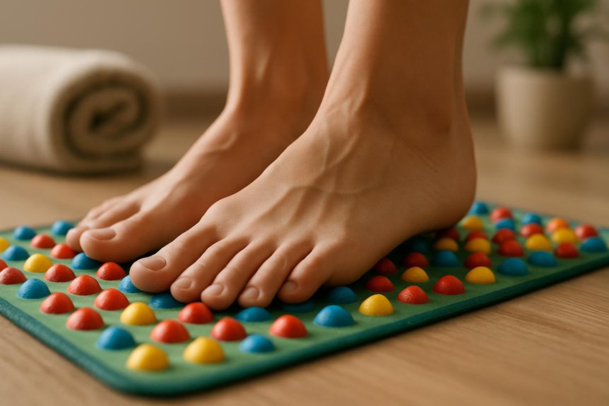 effectiveness of reflexology mats