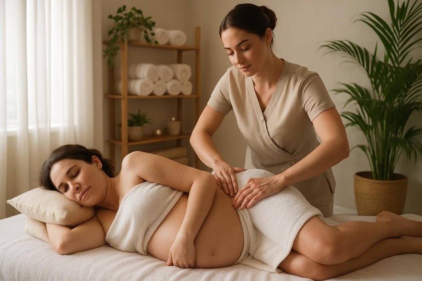 gentle prenatal massage techniques